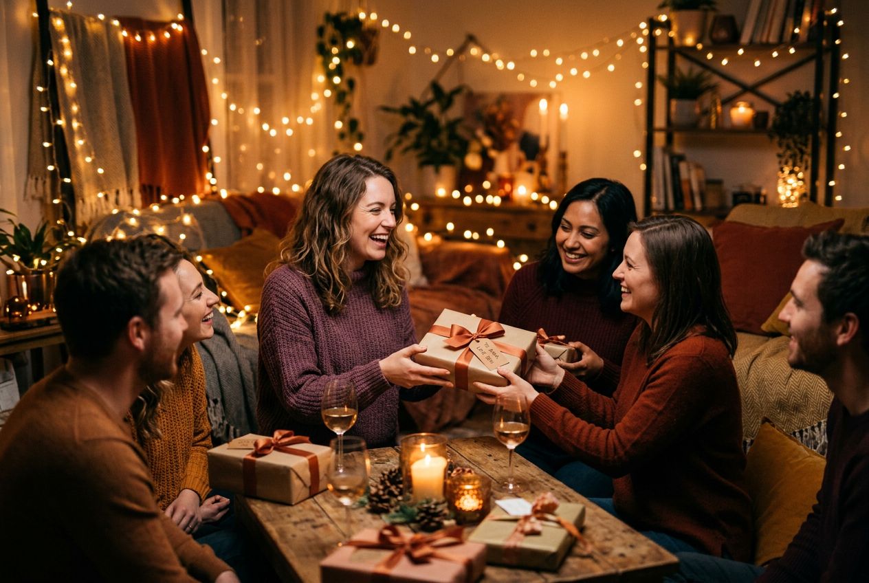 Gift giving moment